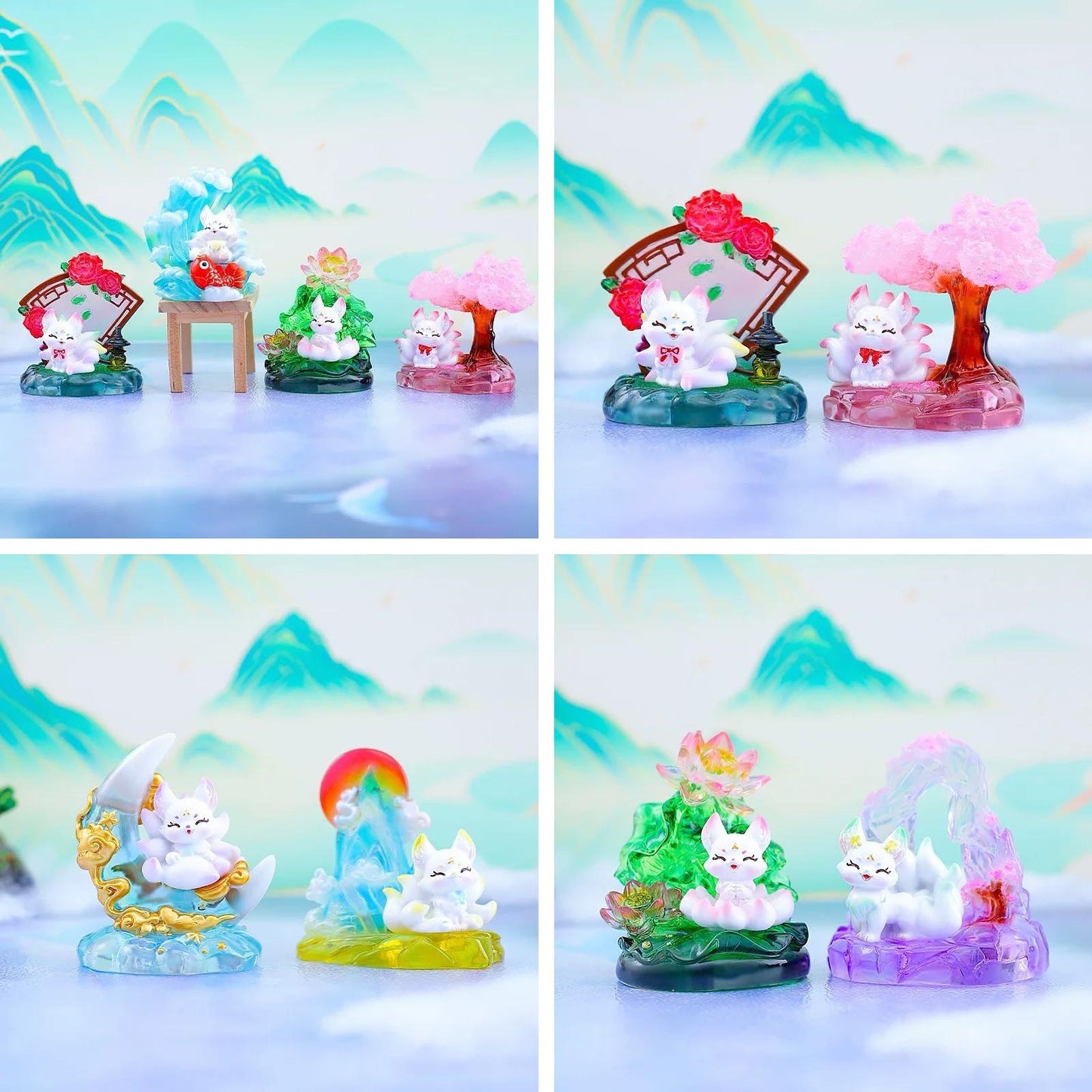 National Style Nine-tailed Fox - Blind Box - 8 cm - Einzelbox