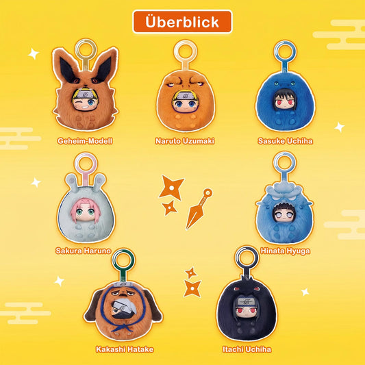 Naruto Shippuden - Plüsch-Anhänger Blind Box - 9 cm - Einzelbox - EAKI