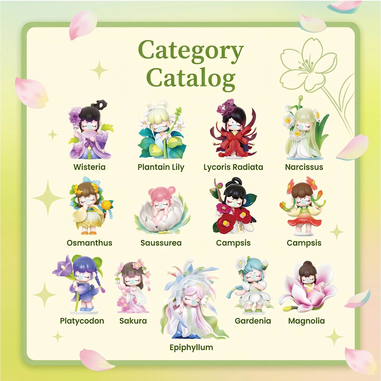 Nanci - Flower Stories Series - Blind Box - 9 cm - Einzelbox - Rolife (Robotime)