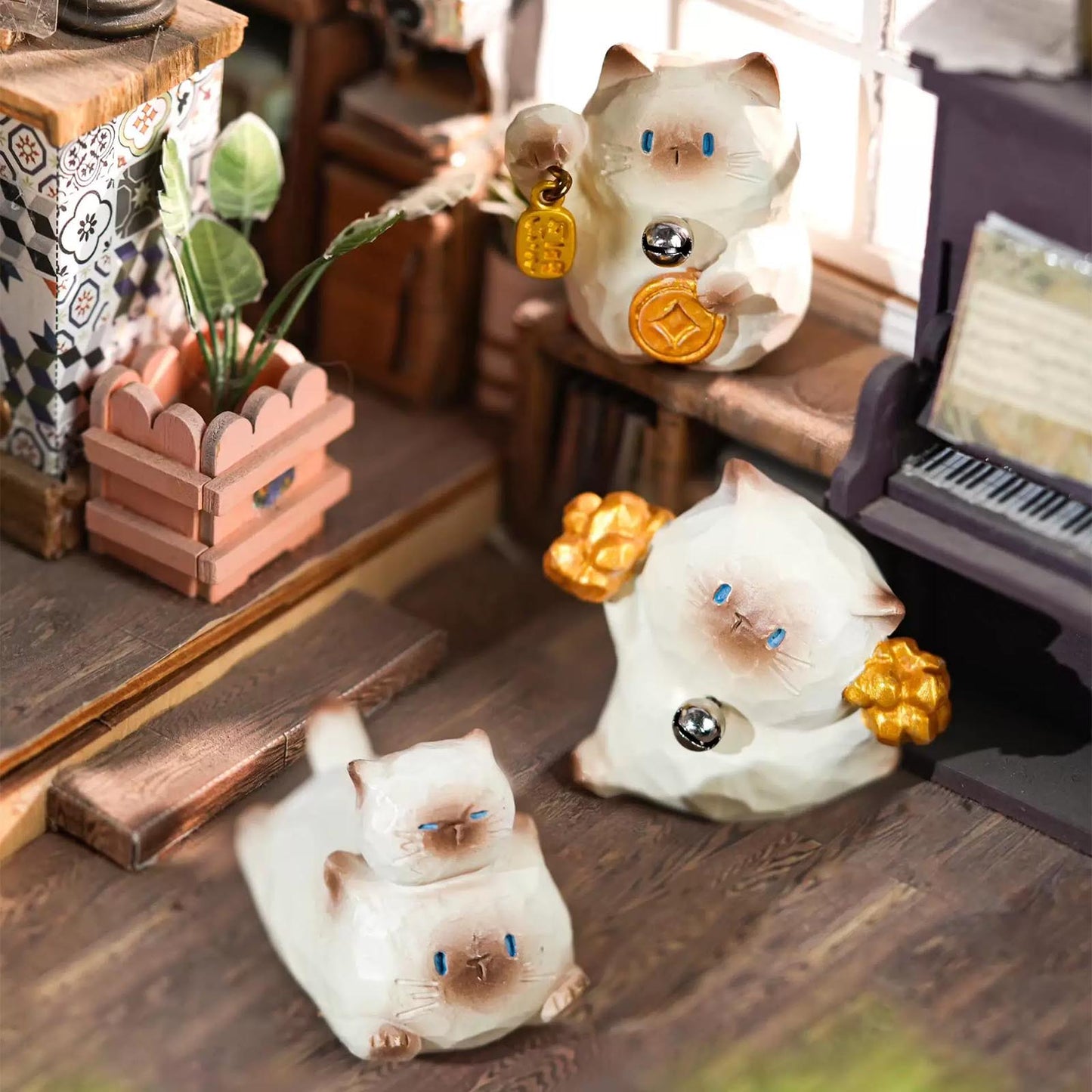 Maomao PAL - Emotion Series - Flocked Blind Box - Mini-Figur - Einzelbox - Thing Woo