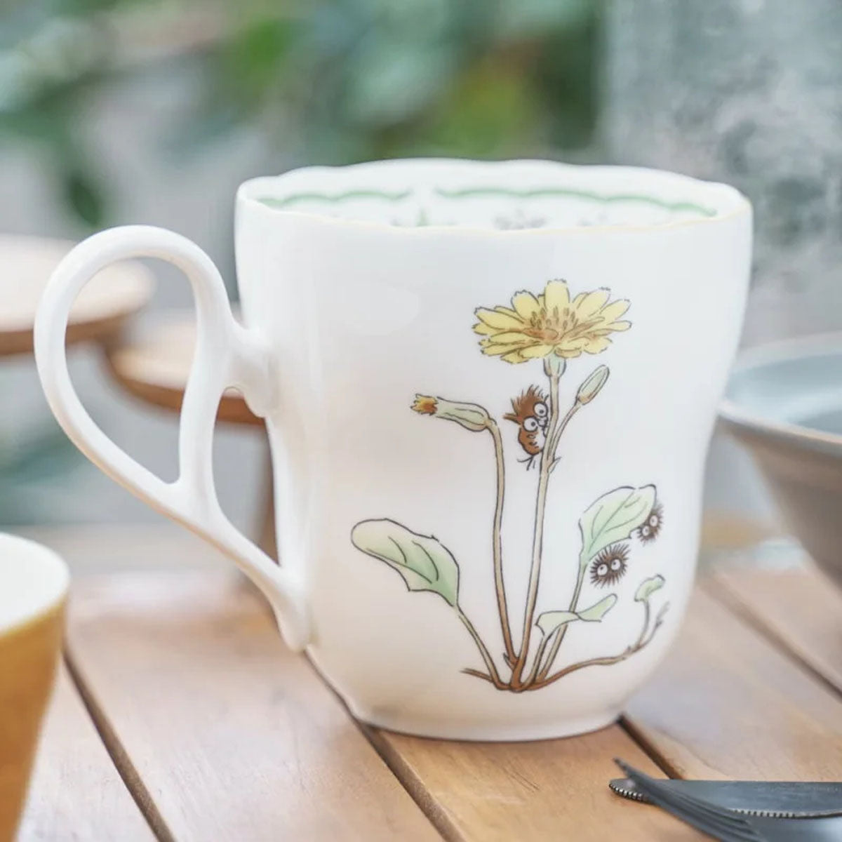 Mein Nachbar Totoro - Totoro Autumn Leaf - Porzellanbecher - 9,2 cm - Noritake