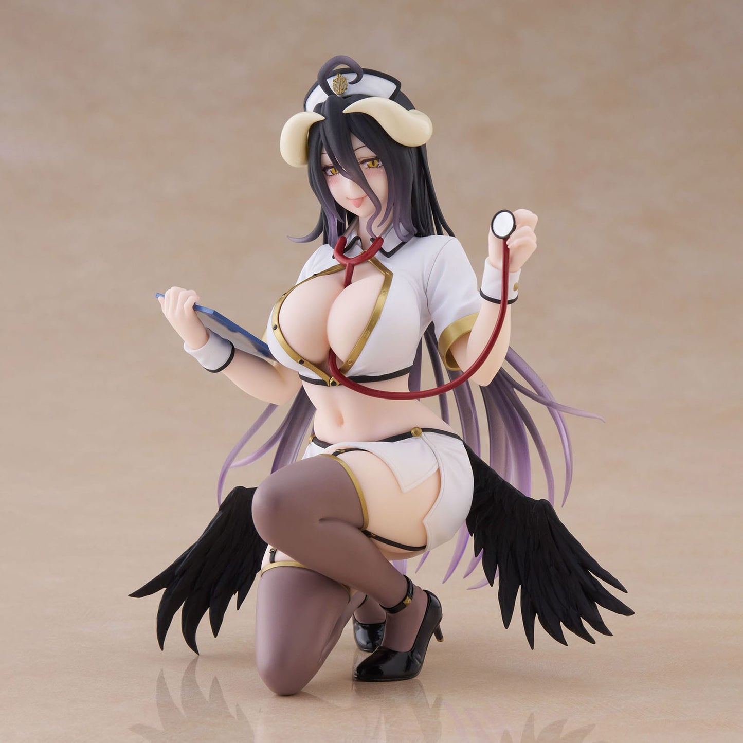 Overlord - Albedo (Nurse Ver.) - Desktop Cute Figure Renewal - 13 cm - Taito