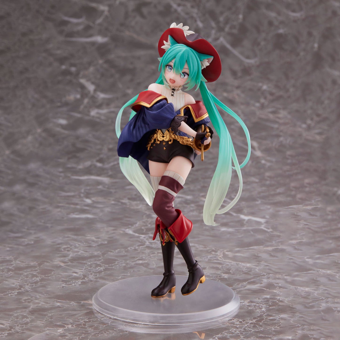 Hatsune Miku - Wonderland - Puss in Boots PVC Statue - 18 cm - Taito