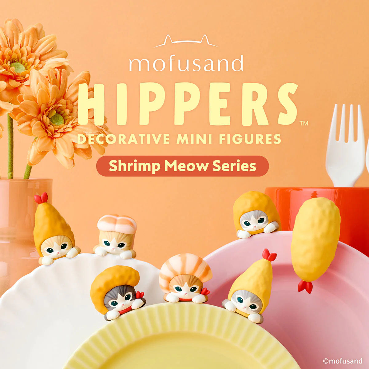mofusand - Hippers (Shrimp Meow Series) - Dekorative Figur - Blind Box - Einzelbox - Dreams