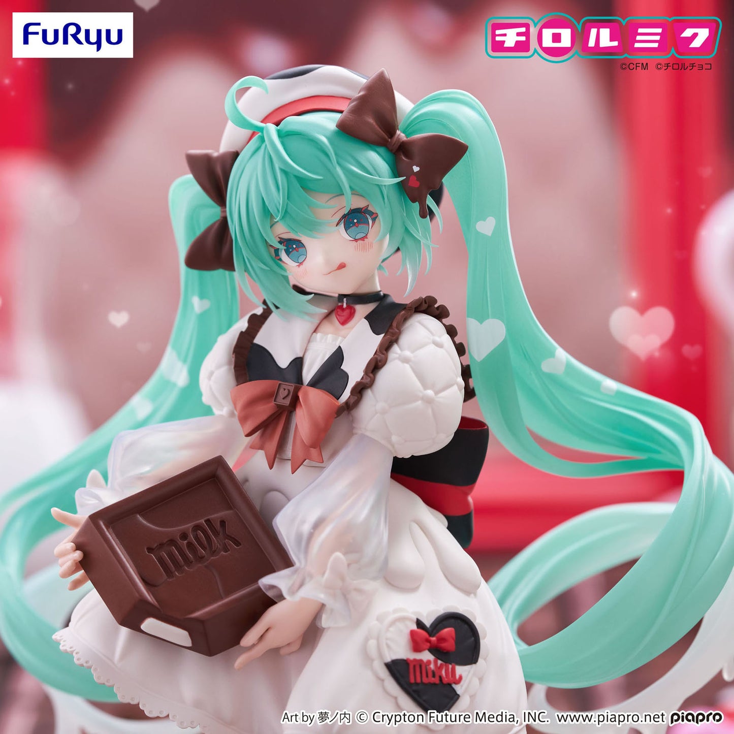 Hatsune Miku x Tirol Choco - Hatsune Miku (Milk Ver.) - Trio-Try-iT Statue - 18 cm - FuRyu