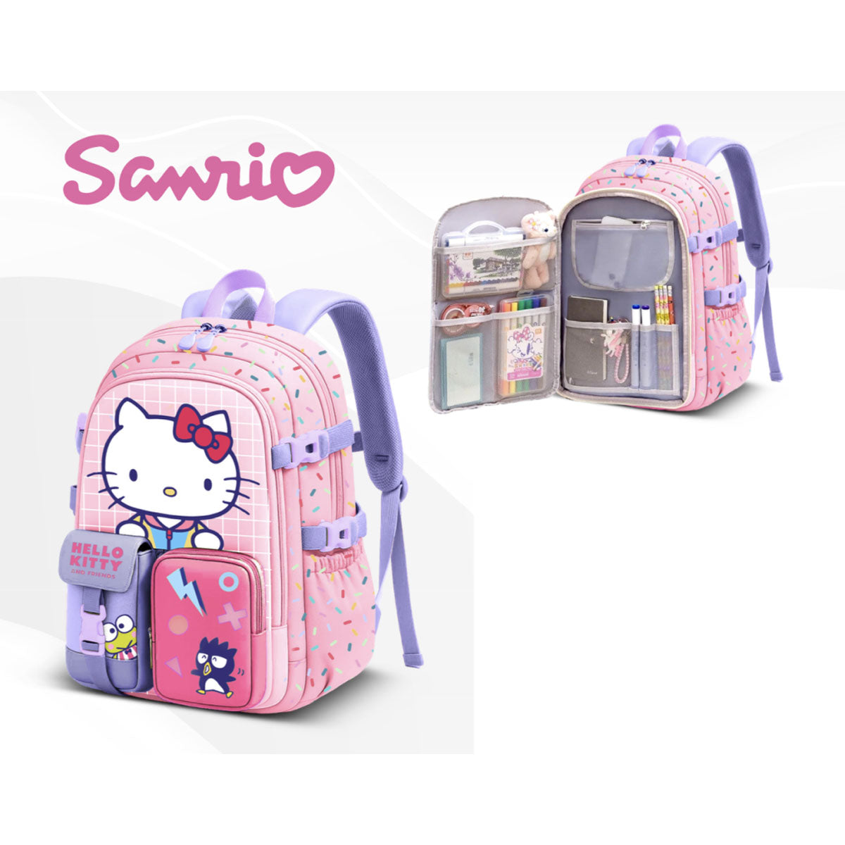 Sanrio - Hello Kitty (Fun) - HARU Schulrucksack 40x27x15 cm - Karactermania