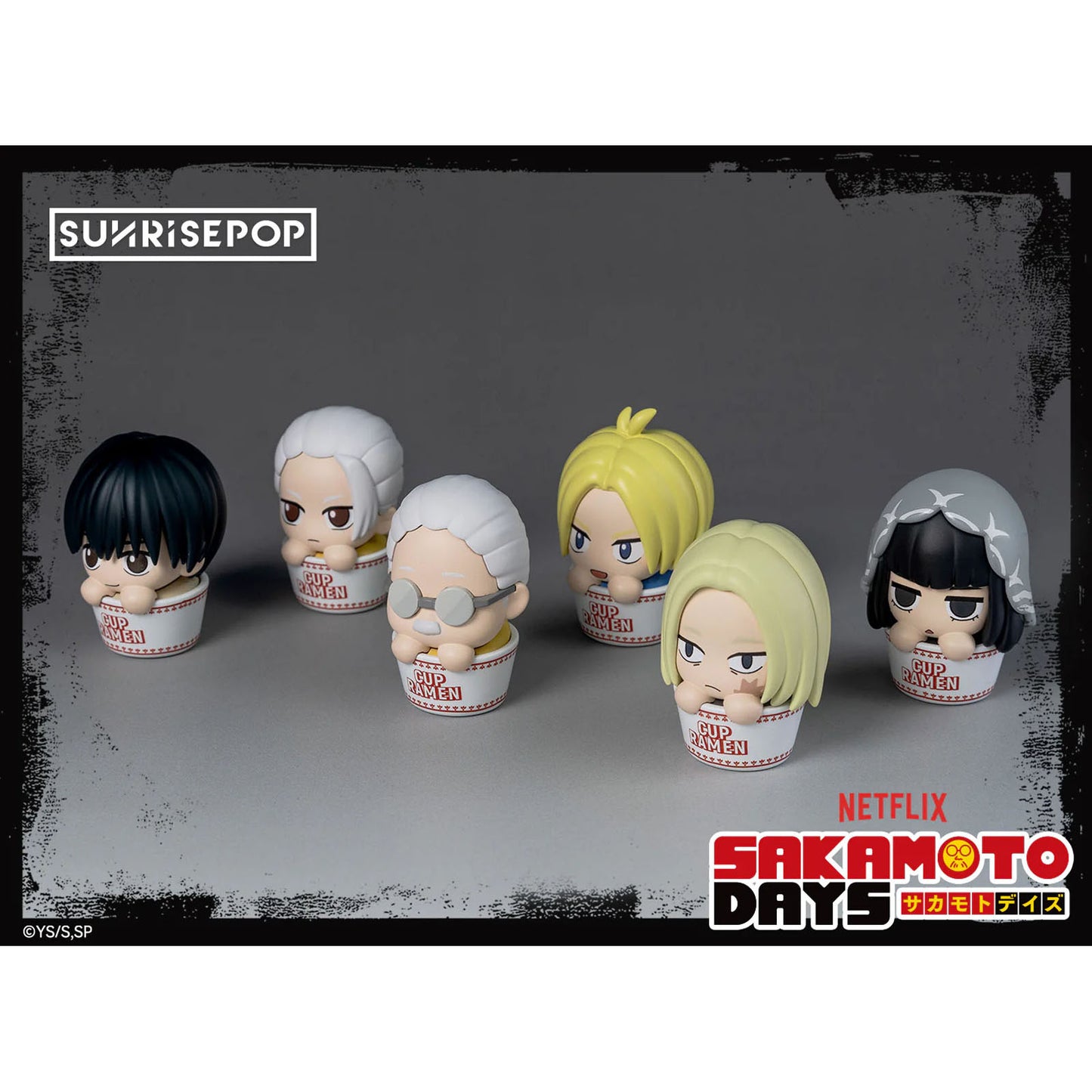 Sakamoto Days - Cup Ramen Mini Desktop Figuren - Blind Box - Einzelbox - 4.5 cm - SUNRISEPOP