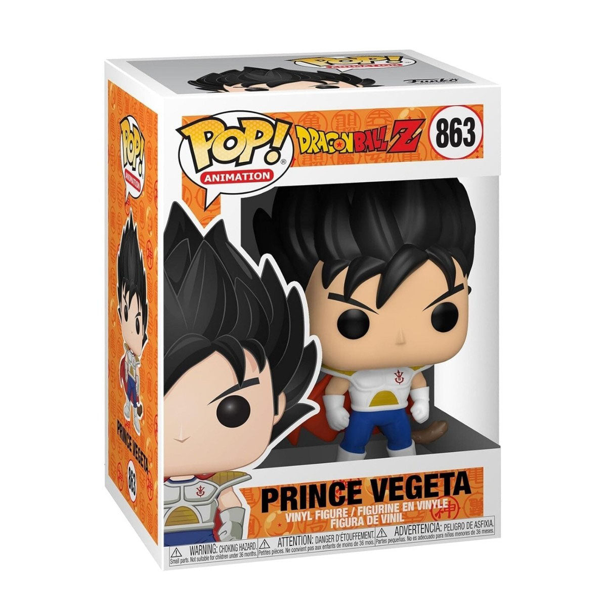 Dragon Ball Z - Prince Vegeta - Funko Pop! Animation Vinyl Figur #863 - 9cm - Funko