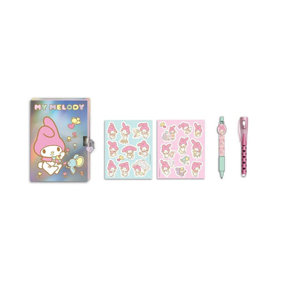 Sanrio - My Melody - Diary Set (Tagebuch mit Schloss & Zubehör) - 25x20cm - Vamos
