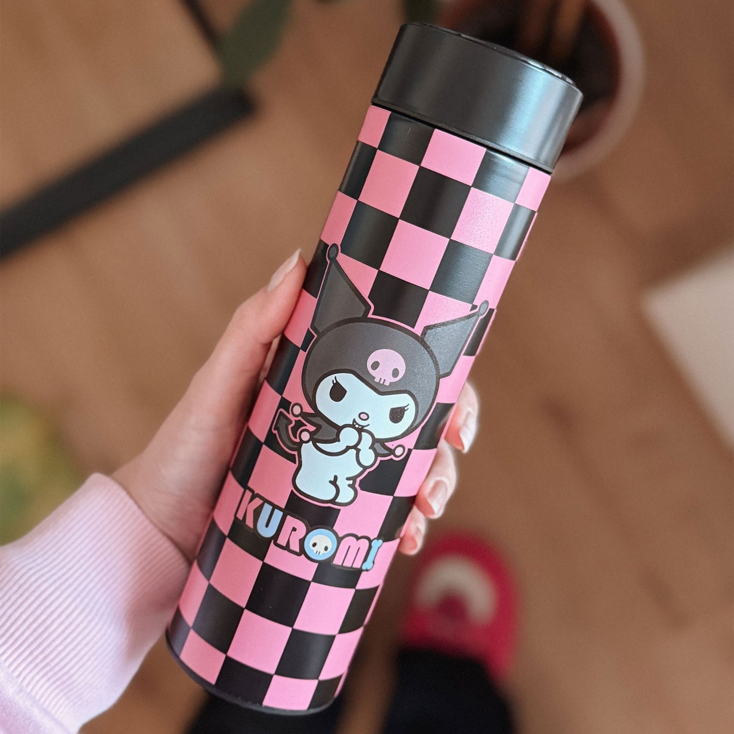 Sanrio - Kuromi: Chess - Smart Thermosflasche mit LED-Display - 500 ml - Karactermania