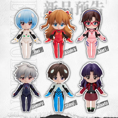 Neon Genesis Evangelion - Miracle Connection Q-Version - DaaLaMode Mini-Modellbau-Sammelfigur Blind Box - Einzelbox - 10cm - BLOKEES