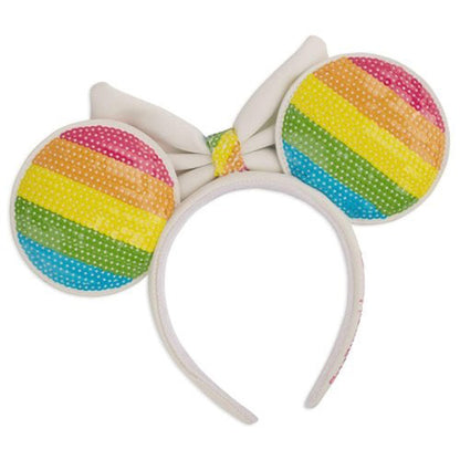 Disney - Minnie Maus: Sequin Rainbow - Loungefly Ohren Stirnband - Loungefly
