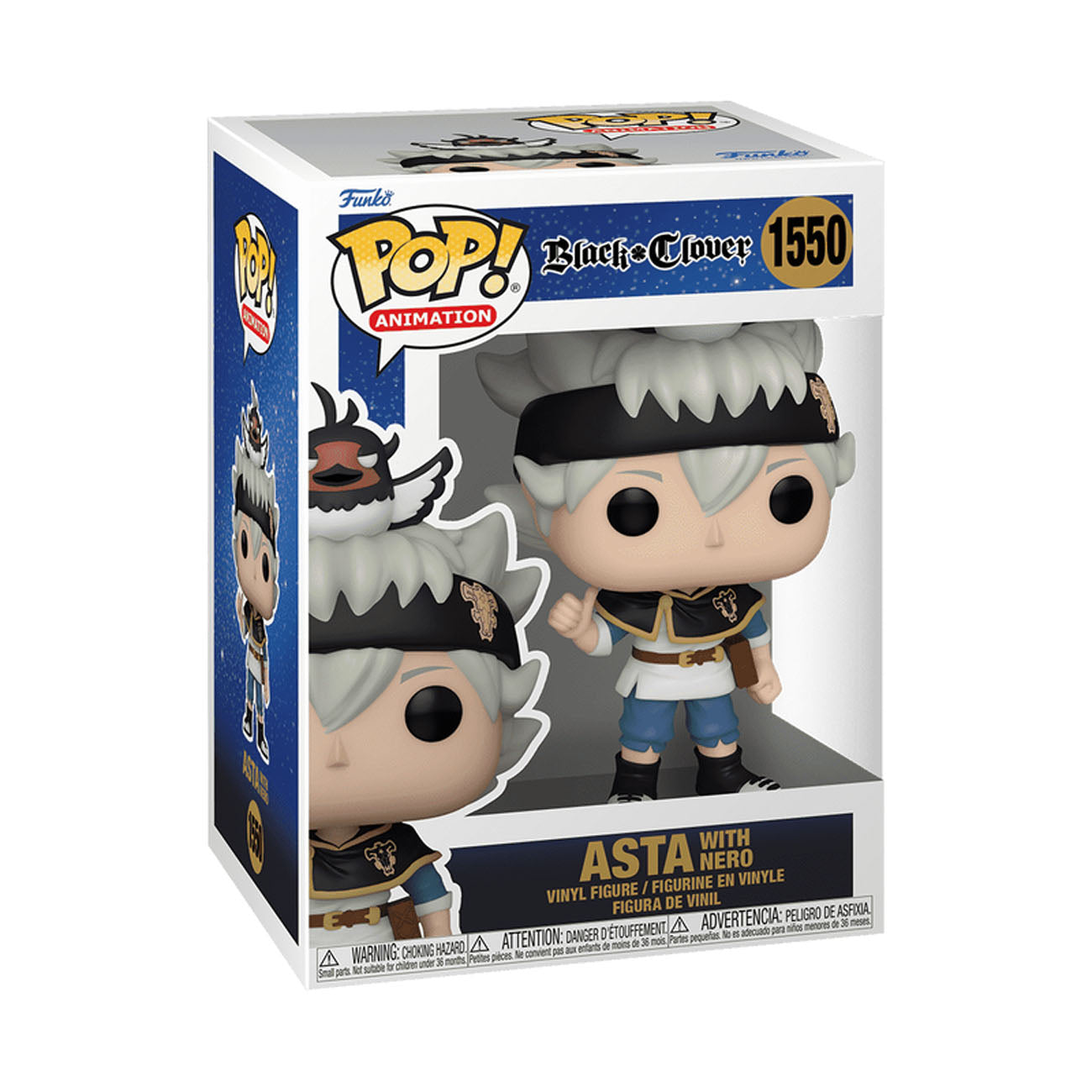 Black Clover - Asta mit Nero - Funko Pop! Vinyl Figur Nr. 1550 - 10cm - Funko