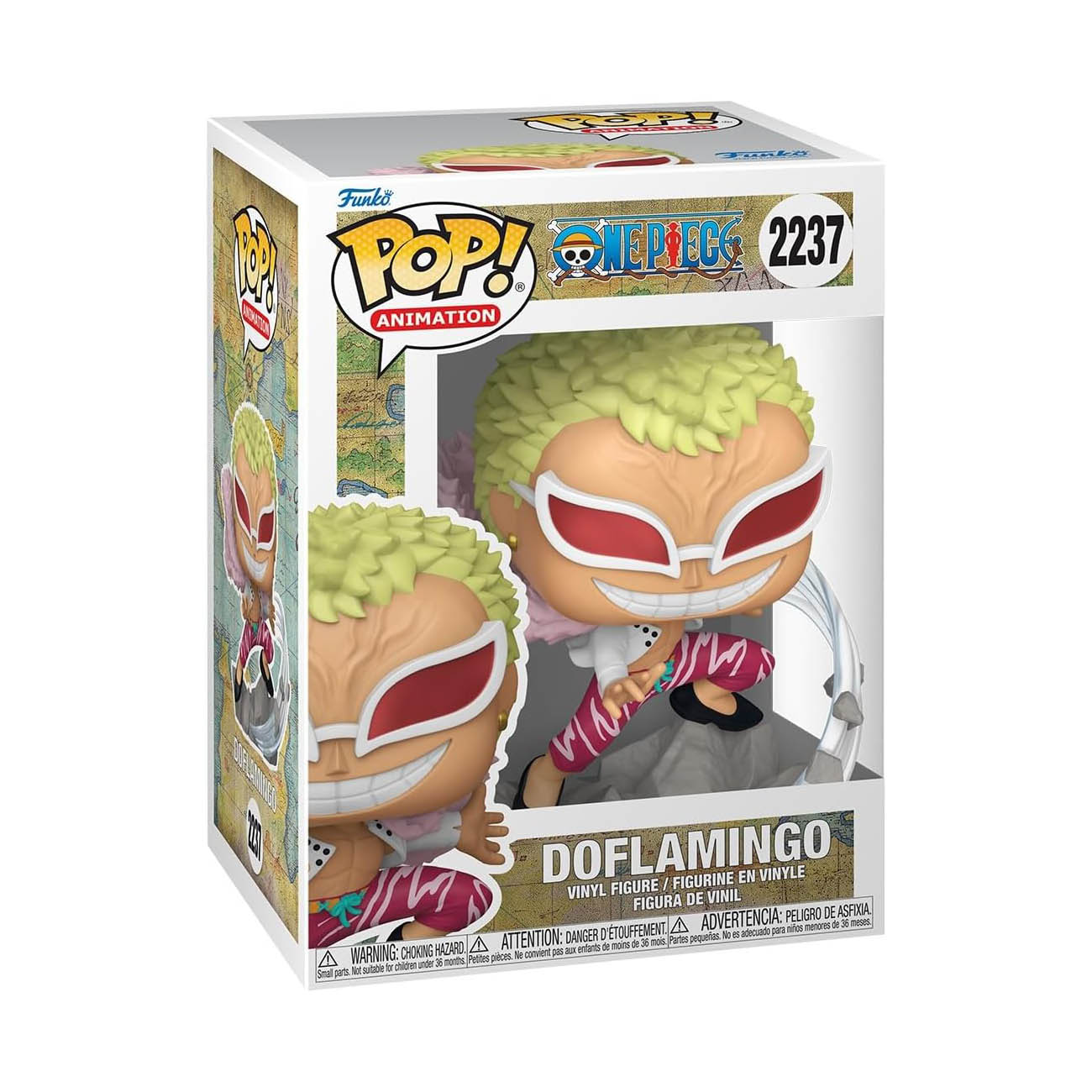 One Piece - Donquixote Doflamingo (Dressrosa) - Funko Pop! Vinyl Figur Nr. 2237 - 12cm - Funko