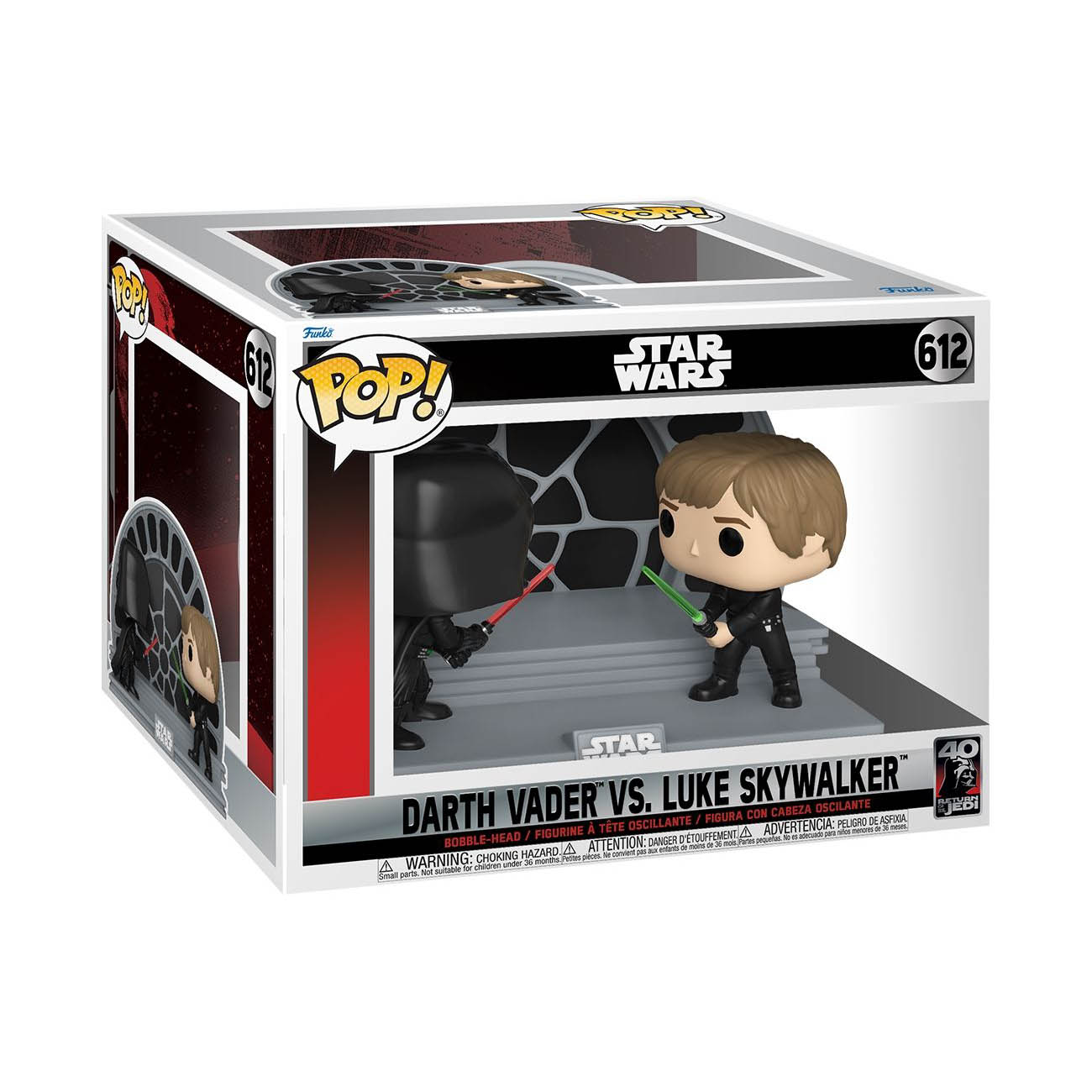 Star Wars: 40th Anniversary - Darth Vader vs. Luke Skywalker - POP Moments N° 612  - Funko