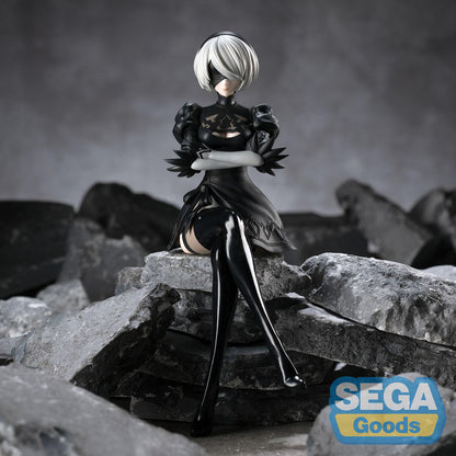 NieR:Automata Ver1.1a - 2B (YoRHa No. 2 Type B) - PM Perching PVC Statue - 13 cm - Sega