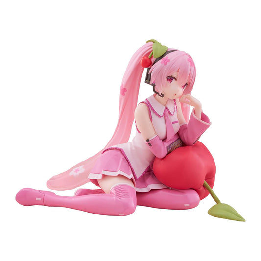 Hatsune Miku - Sakura Miku Cherry Pillow Ver. - Desktop Cute PVC Figure - 13 cm - Taito