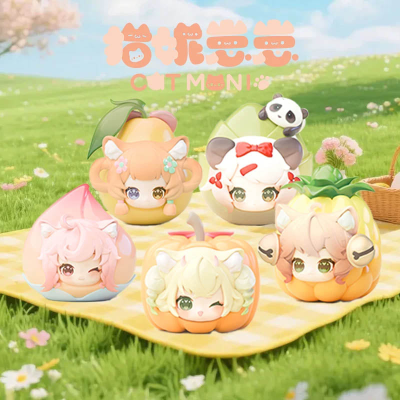 sweet Emilya - Cat Moni: Foodie Pal Series - Blind Box Mini-Figur - Einzelbox - 3 cm - sweet Emilya