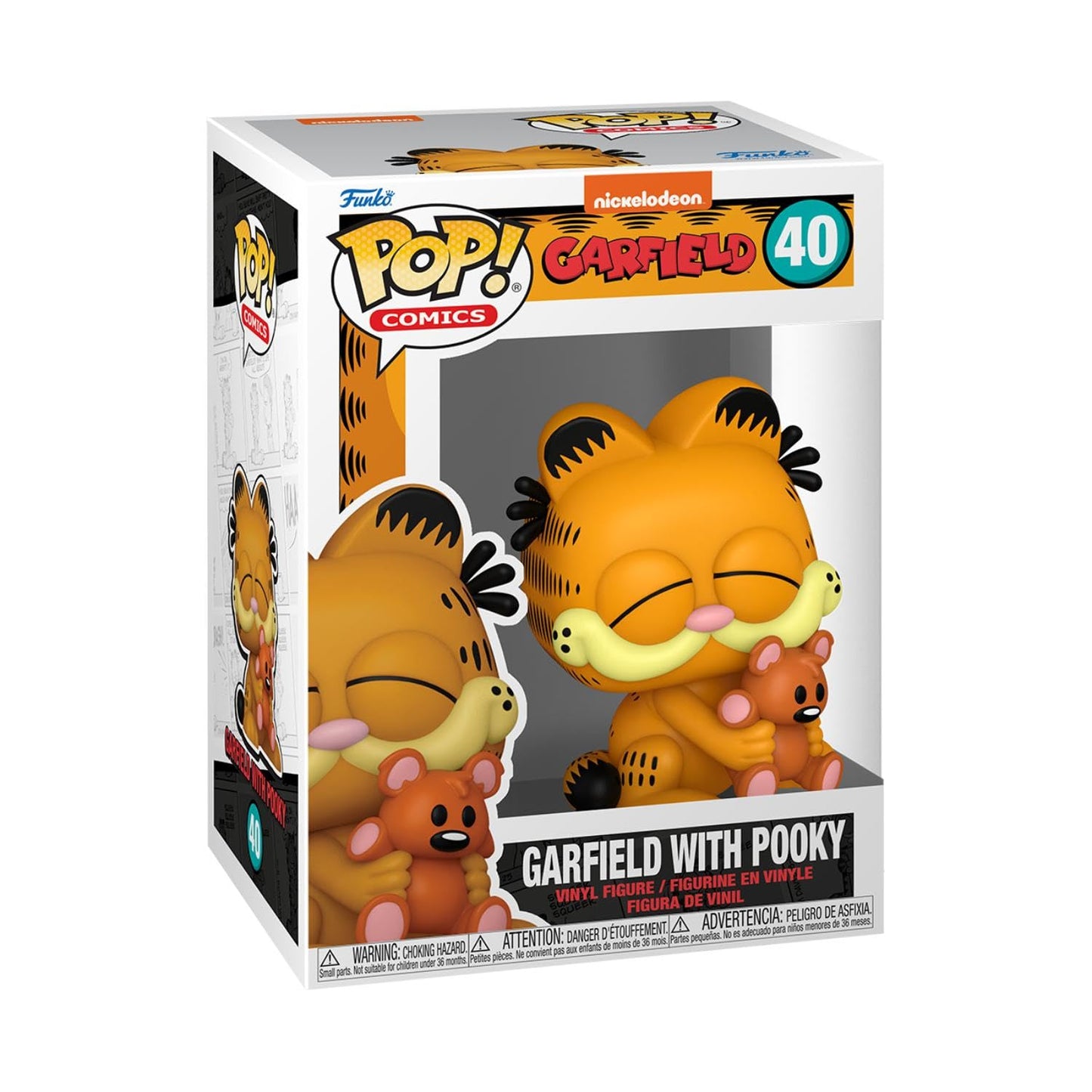 Garfield - Garfield mit Pooky - Funko Pop! Vinyl Figur N° 40 - 8.8cm - Funko