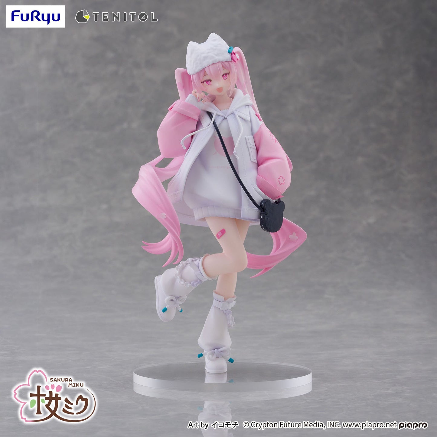 Hatsune Miku - Tenitol Premium PVC Statue Sakura Miku Cool Style [petit] - 19cm - FuRyu