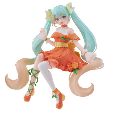 Vocaloid - Hatsune Miku - Noodle Stopper PVC Statue Citrus Ver. - 14cm - FuRyu
