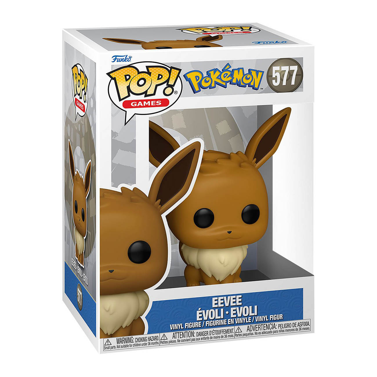 Pokémon - Evoli - Funko Pop! Vinyl Figur N° 577 (Jumbo Size) - 25cm - Funko