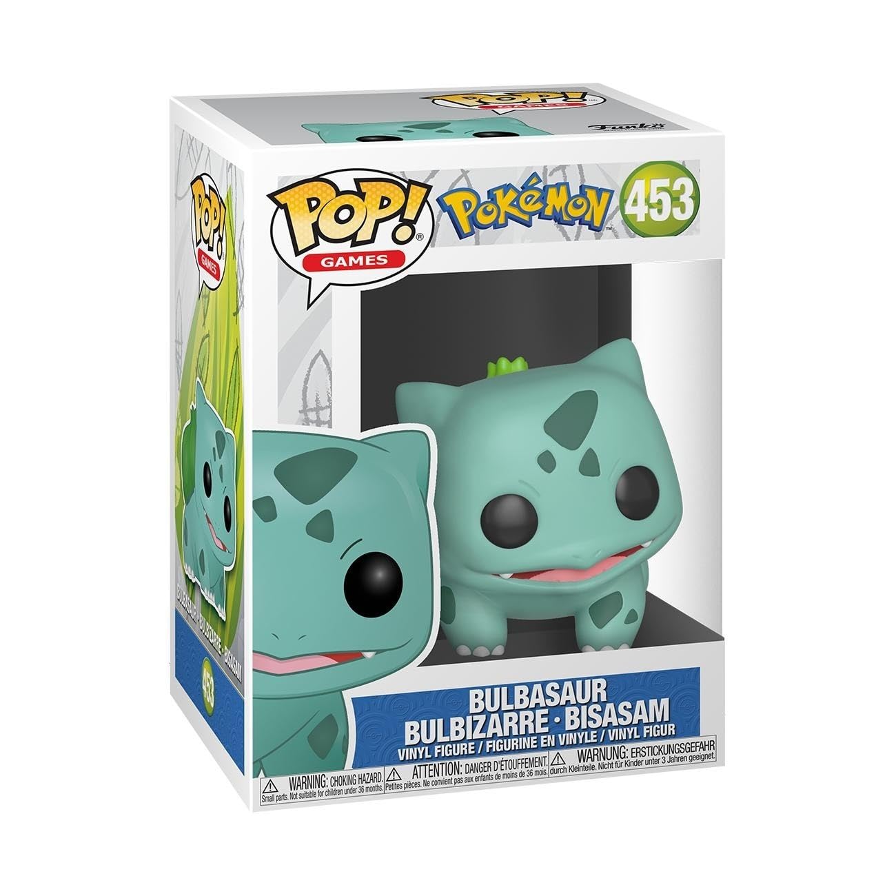 Pokémon - Bisasam - Funko Pop! Vinyl Figur N° 453 - 6,5cm - Funko