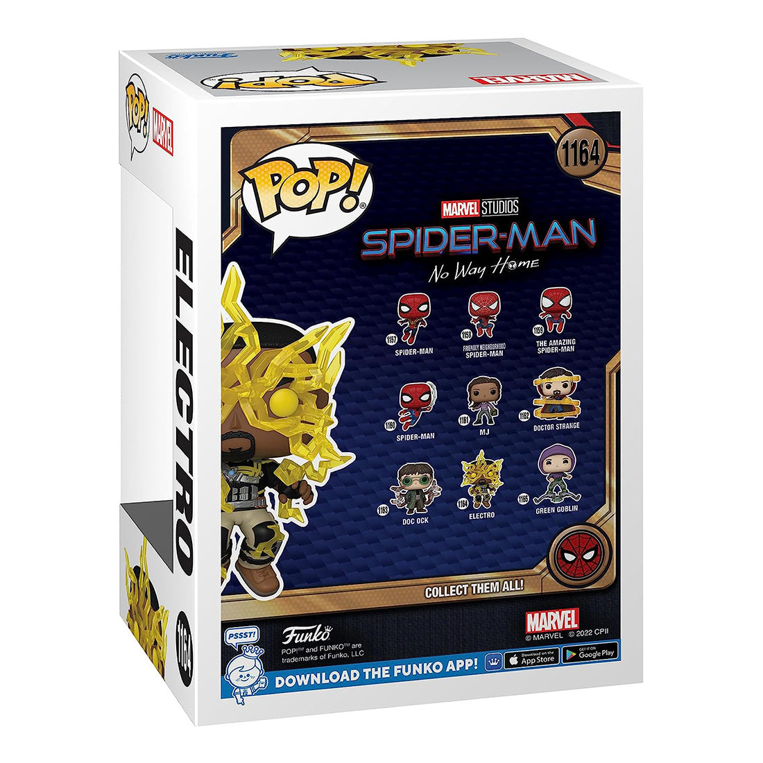 Spider-Man: No Way Home - Electro - Funko Pop! Vinyl Figur N° 1164 - 9,5cm - Funko