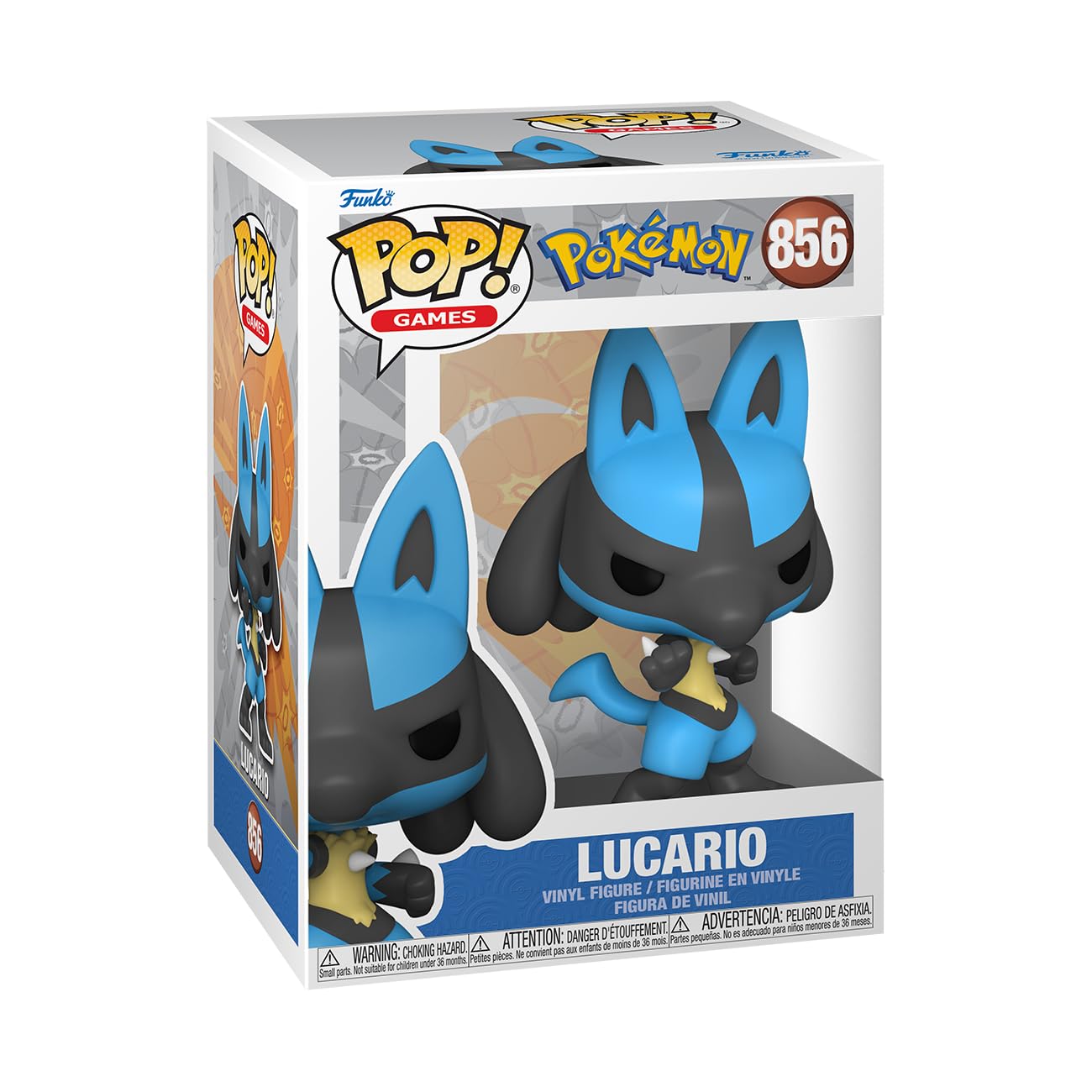 Pokémon - Lucario - Funko Pop! Vinyl Figur N° 856 - 9,5cm - Funko