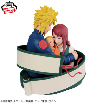Naruto Shippuden - Minato, Kushina & Naruto - 72 Series Vol. 53 Figur - 13cm - Banpresto