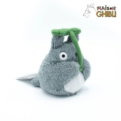 Mein Nachbar Totoro - Totoro mit Blatt Beanbag Plüschfigur - 13cm - Sun Arrow
