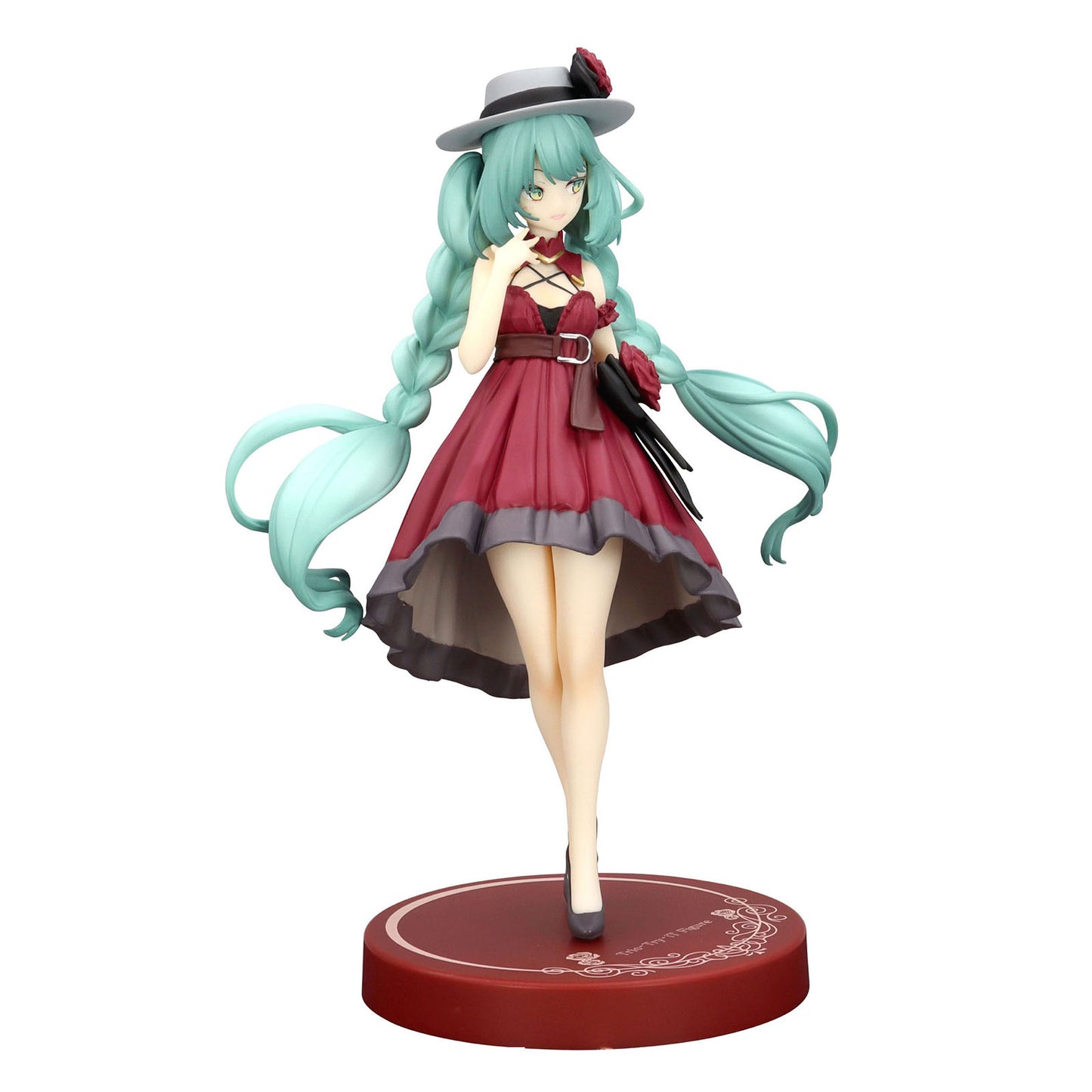 Vocaloid - Hatsune Miku Outing Dress Red Color Ver. Figur - 19cm - FuRyu Trio-Try-iT