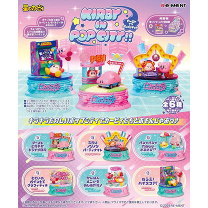 Kirby - Kirby in Pop City Mini Figur-Blindbox - Einzelbox - Re-Ment