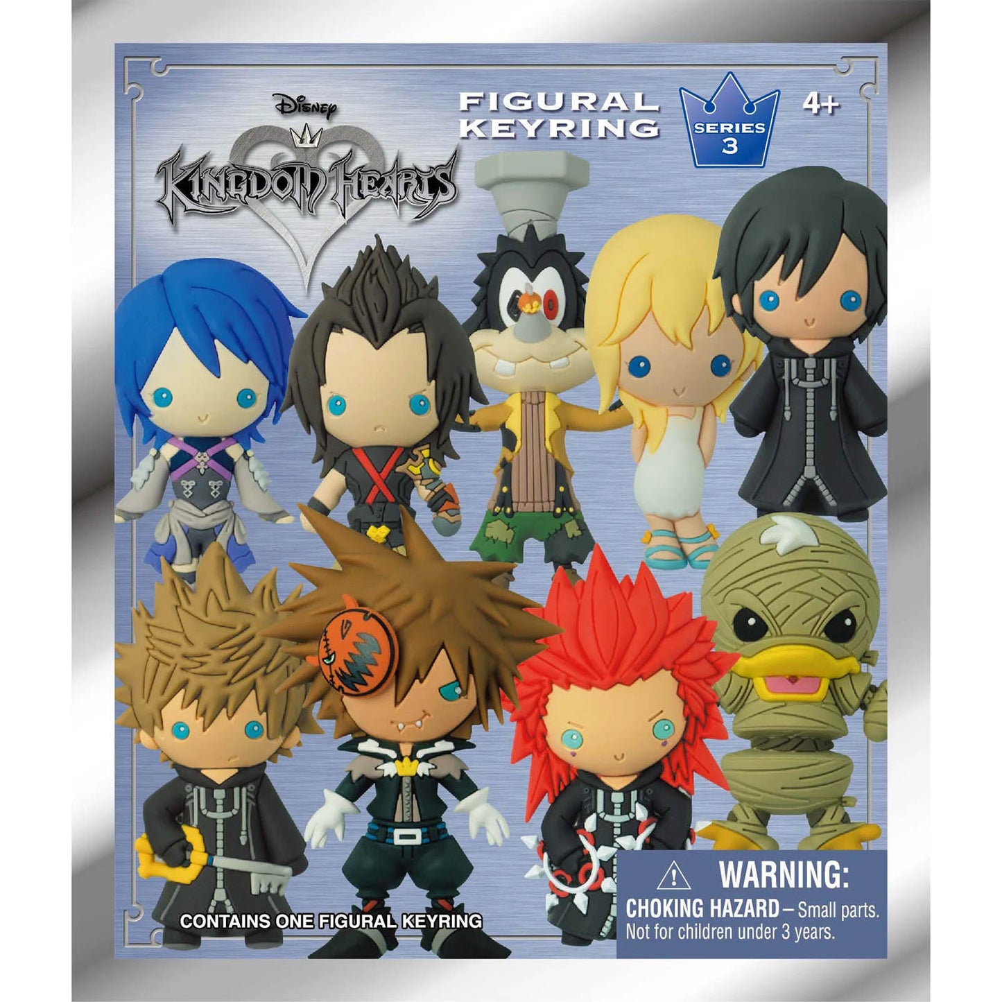 Kingdom Hearts - Series 3 3D Foam Bag Clip Schlüsselanhänger-Blindbag - Einzelbag - 5-6cm - Monogram