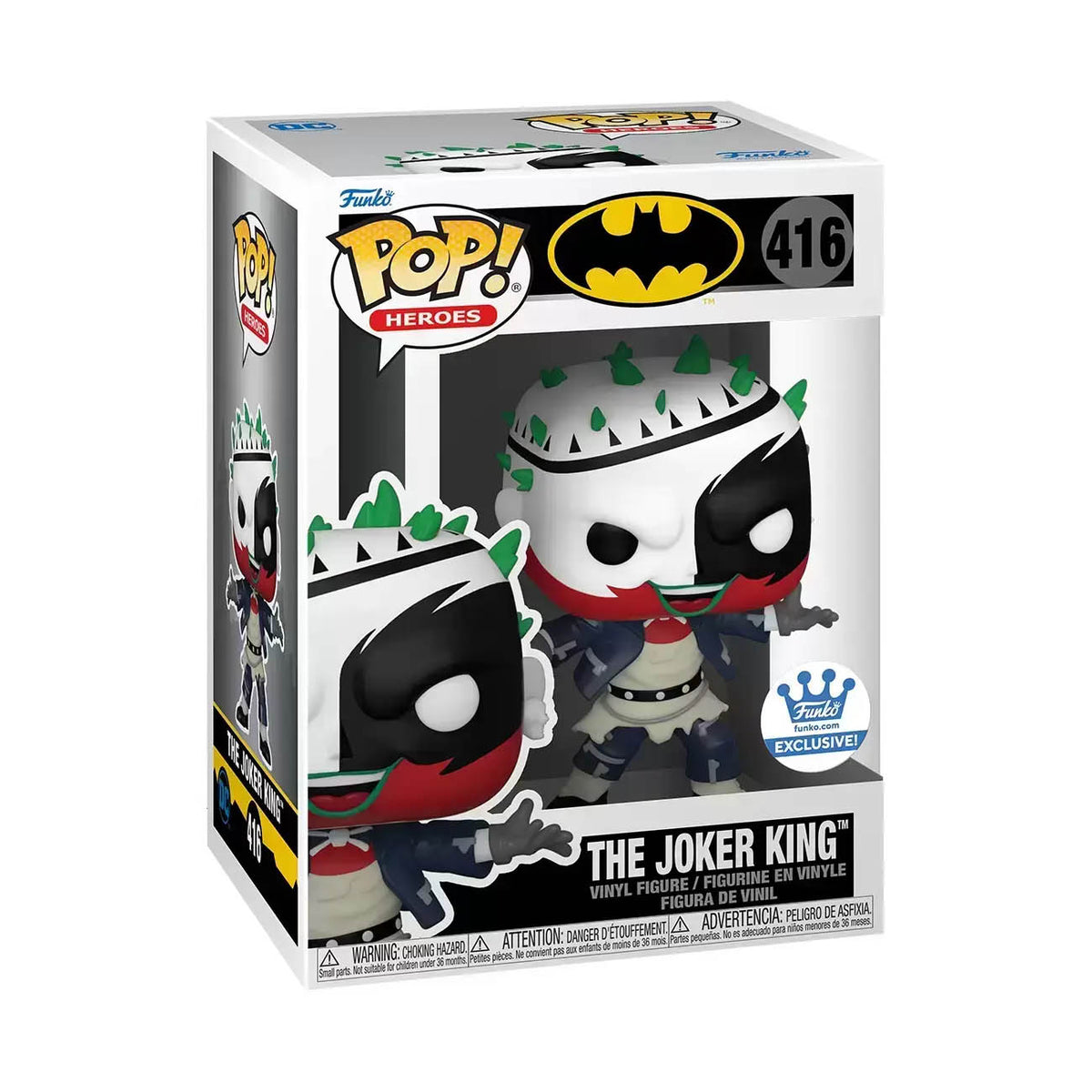 DC Comics - The Joker King (Exclusive) - Funko Pop! Vinyl Figur N° 416 - 9cm - Funko