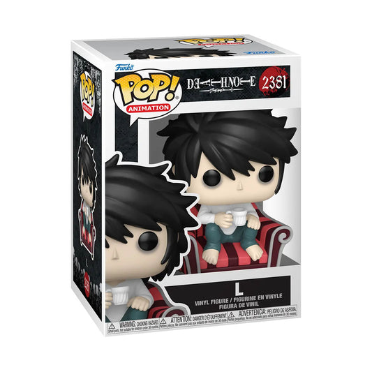 Death Note - L (im Sessel) - Funko Pop! Vinyl Figur N° 2381 - Funko