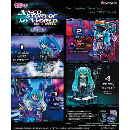 Vocaloid - Hatsune Miku: A NEO STORY OF MY WORLD Figur Blindbox - Einzelbox - 11cm - Re-Ment