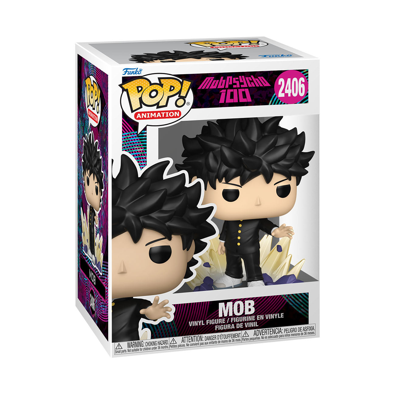 Mob Psycho 100 - Mob (Shigeo Kageyama) - Funko Pop! Vinyl Figur N° 2406 - 11cm - Funko