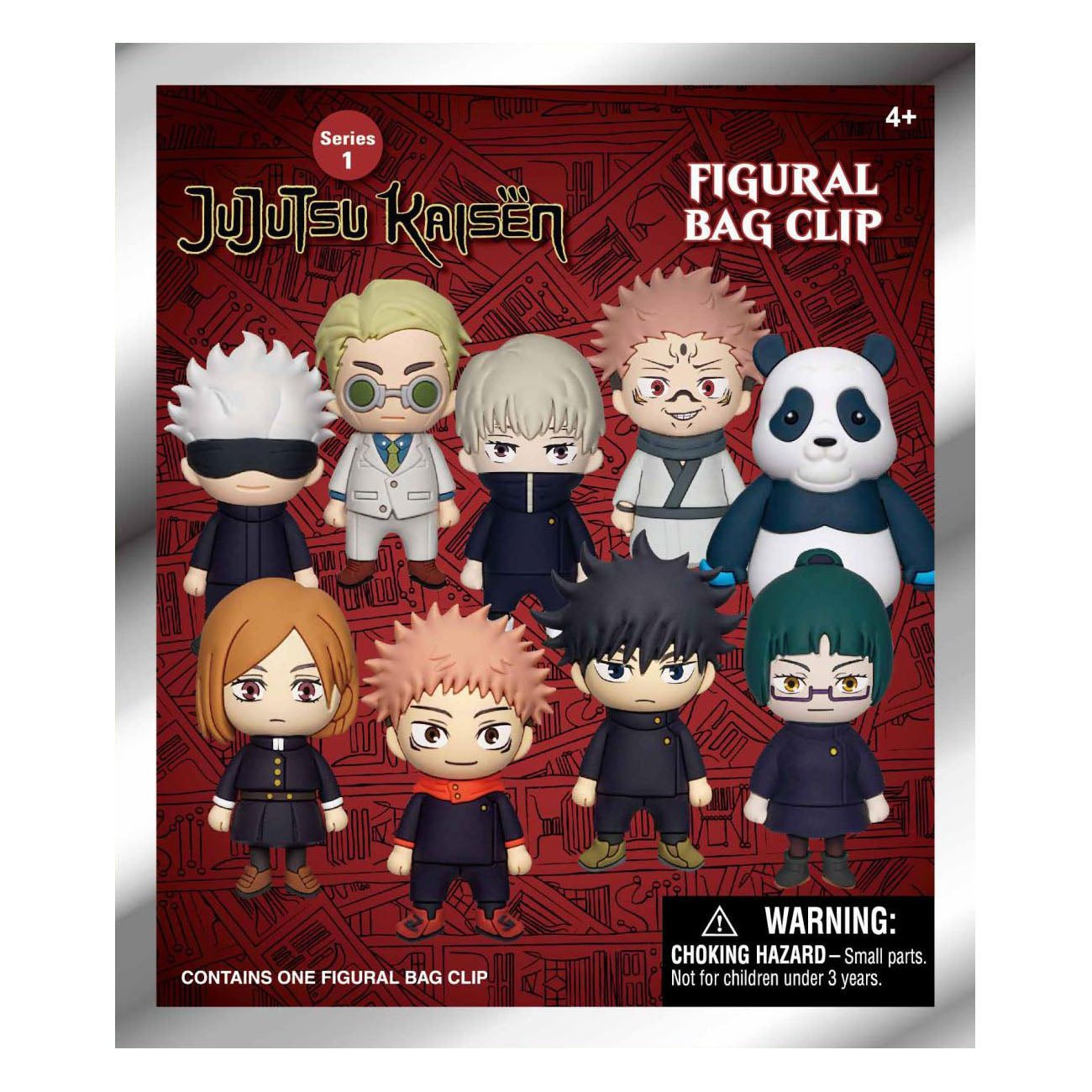 Jujutsu Kaisen: Serie 1 - 3D Foam Bag Clip (Blind Bag) - Einzelbag - 5cm - Monogram