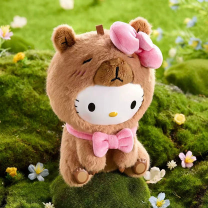 Sanrio Characters: Chill Capybara Series - Plüsch-Anhänger Blind Box - Einzelbox - 13-15cm - MINISO