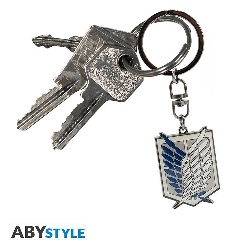 Attack on Titan - Aufklaerungstruppe Emblem - Schlüsselanhänger - 5,6cm - ABYstyle