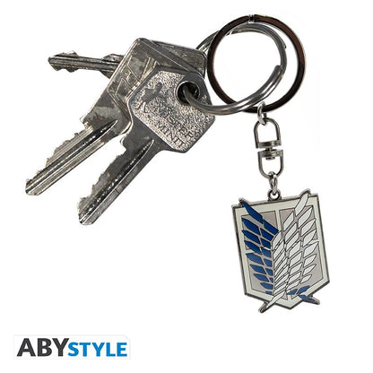 Attack on Titan - Aufklaerungstruppe Emblem - Schlüsselanhänger - 5,6cm - ABYstyle