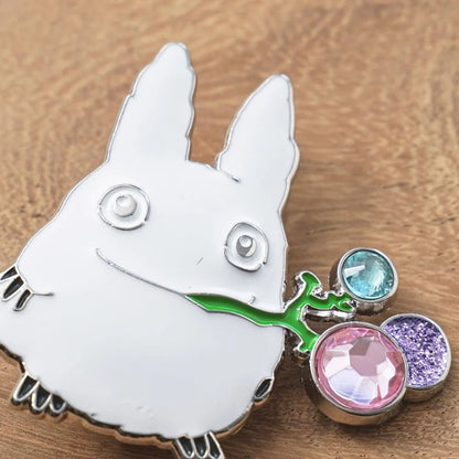 Mein Nachbar Totoro - Kleiner Totoro - Metallbrosche - 34 x 36 mm - Seisen