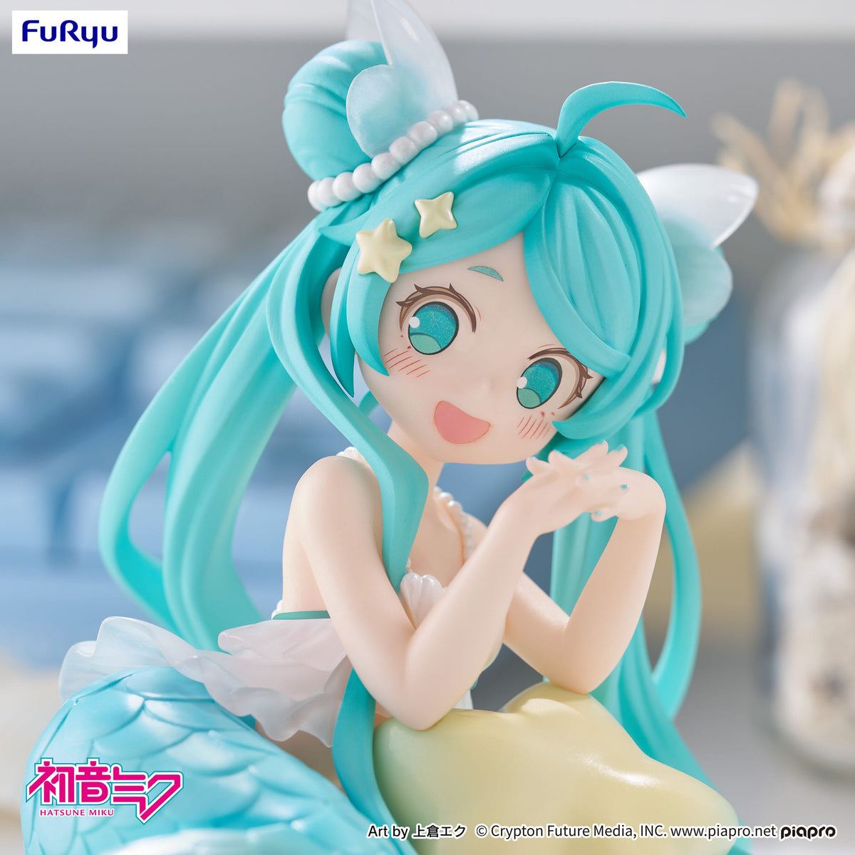 Hatsune Miku - Mermaid Princess Ver. - Desktop Fairy Sammelfigur - ca. 9cm - FuRyu