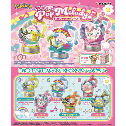 Pokémon - Pop Music Melody Collection - Blindbox - Einzelbox - Re-Ment