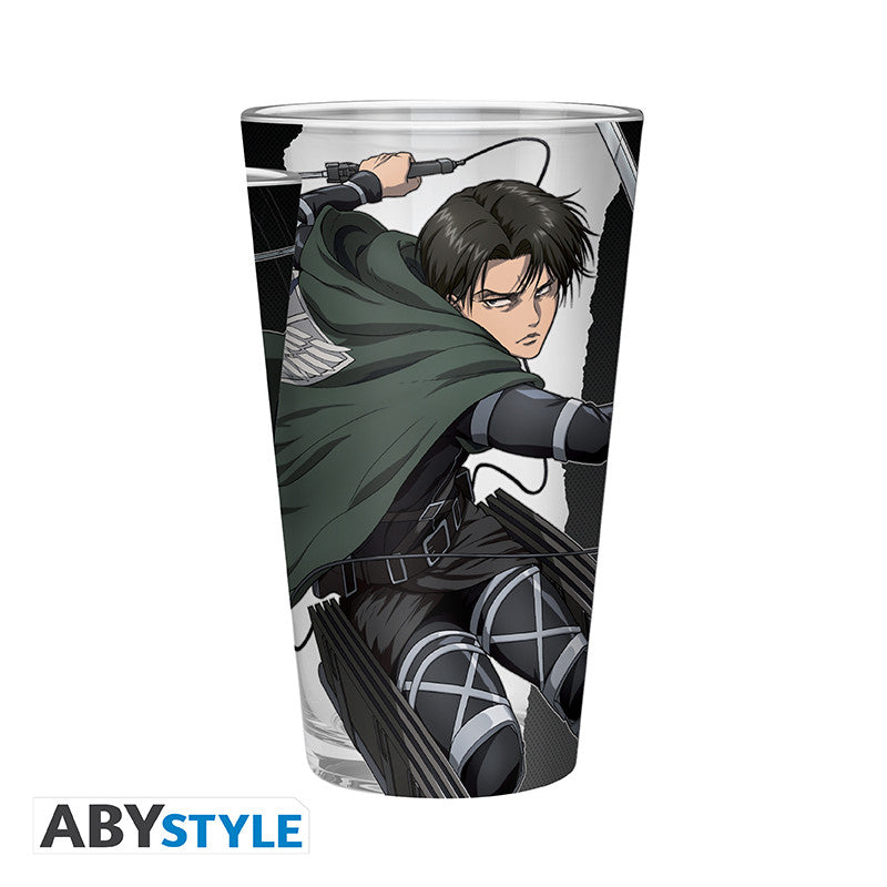 Attack on Titan - Levi Staffel 4 - Trinkglas XXL - ca. 400ml - ABYstyle
