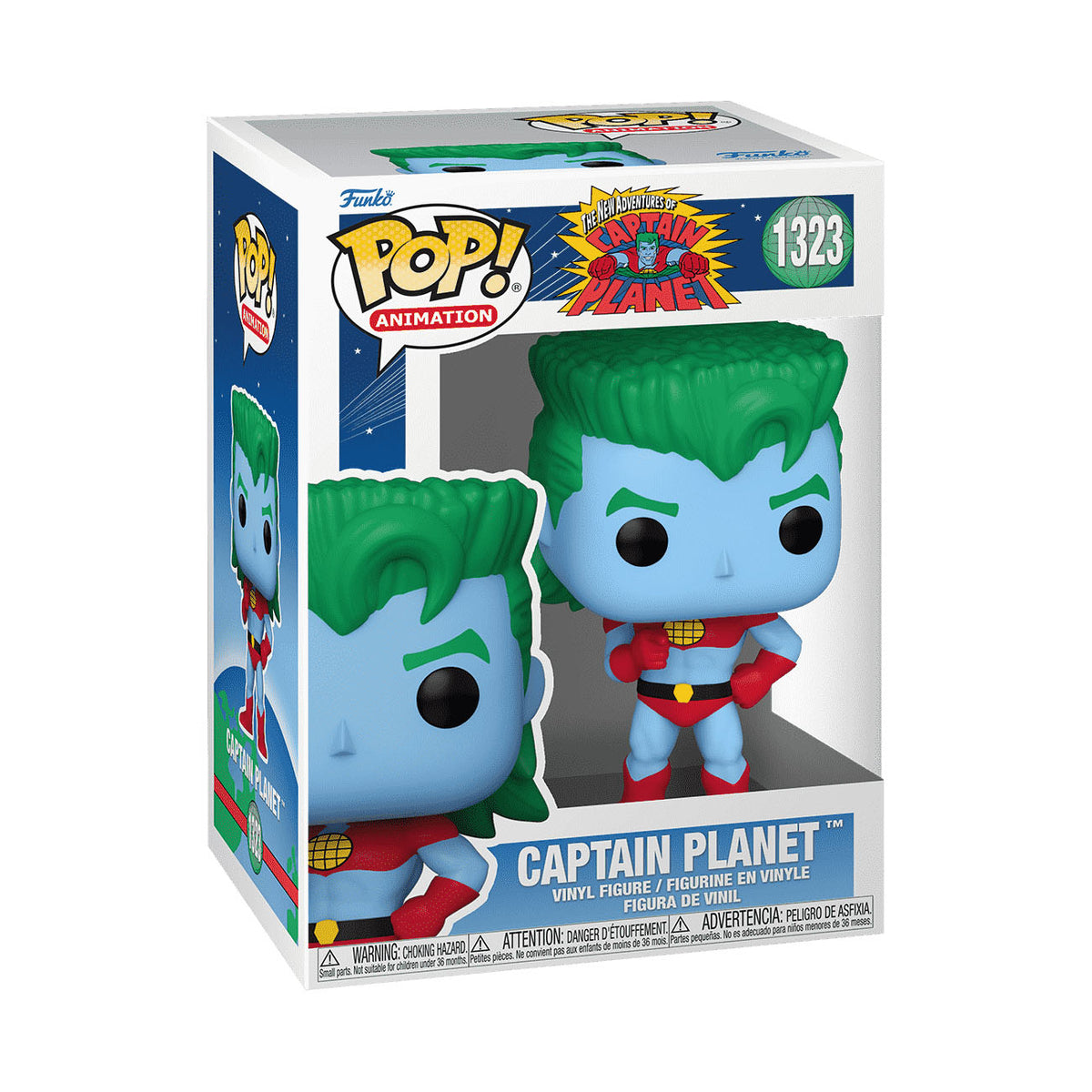 The New Adventures of Captain Planet - Captain Planet - Funko Pop! Vinyl Figur N° 1323 - 10cm - Funko