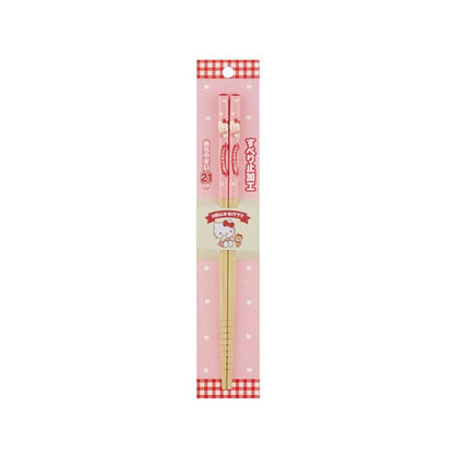 Sanrio - Hello Kitty - Essstäbchen Bambus - 21 cm - Skater
