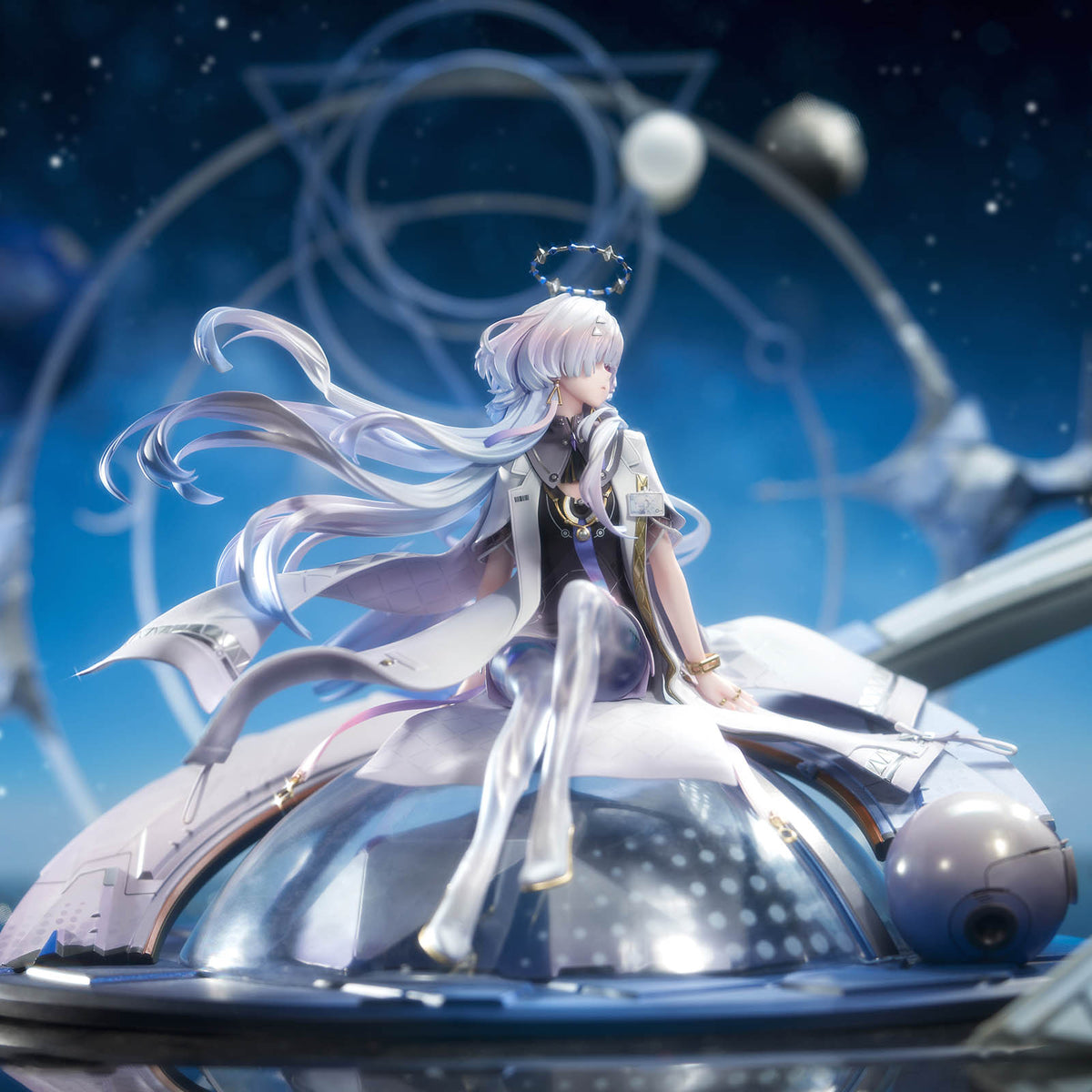 Wuthering Waves - Mornye - Figur 1/6 inkl. Blechbutton - 22 cm - Hobby Sakura