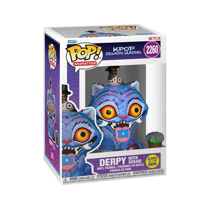 KPop Demon Hunters - Derpy mit Sussie (Glow in the Dark) - Funko POP! 2260 - 11,4 cm - Funko